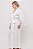 Robe Longo em Cetim Dull e Renda Aplicada Off White 11634 - Imagem 1