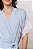 Robe Curto Transpassado Viscolycra e Renda Azul 11638 - Imagem 3