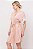 Robe Curto Transpassado Viscolycra e Renda Rosa 11638 - Imagem 1