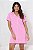 Camisola Curta com Botoes Nanda Rosa 11585 - Imagem 1