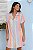 Camisola Curta em Modal com Botoes Serena Listrado 11591 - Imagem 1