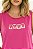 Camisola Curta Regata Love Pink 11602 - Imagem 4