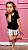 Pijama Short Doll Rafa Mini Listrado 11606 - Imagem 2