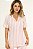 Pijama Capri Listras com Botoes Flor Rosa 11613 - Imagem 3