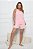 Pijama Short Doll Listras Regata Flor Rosa 11614 - Imagem 3