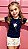 Pijama Short Doll com Manga Luna MIni 11615 - Imagem 2