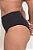 Calcinha Alta Larga em Cotton Basic Preto 11432 - Imagem 2