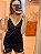 Pijama Short Doll e Renda Amanda Preto 11668 - Imagem 1