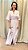 Camisola Longa com Botoes Chic Rosa 11682 - Imagem 1