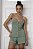 Pijama Short Doll com Alca e Botoes Sofia Verde 11735 - Imagem 1