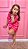Pijama Short Doll com Botoes Sara Mini Coracao 11737 - Imagem 2