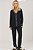 Pijama Longo Aberto Basic Preto 11766 - Imagem 1