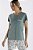 Pijama Capri Aberto em Algodao Maite Verde 11778 - Imagem 1