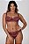 Sutia com Aro em Renda Bicolor Thais Vinho 11789 - Imagem 3