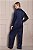 Pijama Longo Americano Classic Marinho 11804 - Imagem 2