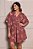 Kaftan Curto Estampado Marrom 11816 - Imagem 3