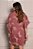 Kaftan Curto Estampado Marrom 11816 - Imagem 2