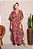 Kaftan Longo Classic Estampado Marrom 11817 - Imagem 1