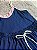 Pijama Short Doll em Viscolycra com Alcinhas Jade Marinho 11828 - Imagem 3