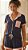Pijama Short Doll em Viscolycra com Blusa de Botoes Jade Marinho 11829 - Imagem 3