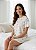 Camisao Curto 100% Algodao Estampado Iris Rosa 11832 - Imagem 3