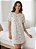 Camisao Curto 100% Algodao Estampado Iris Rosa 11832 - Imagem 1