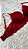 Sutia com Bojo Rendado Alice Vermelho 11897 - Imagem 3