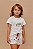 Pijama Infantil Menina Short Doll Manga Curta Natal Estampado 11902 - Imagem 1