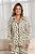 Pijama Longo Feminino Americano Basic Estampado Onca 11970 - Imagem 1