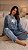 Pijama Longo Fechado Fleece Urso Azul 11950 - Imagem 1