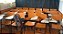 30 Cadeiras Escolar Madeira Bom Estado - Imagem 3