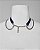 CHOKER CETIM AZUL E CRUZ AÇO INOX - AC064 - Imagem 6