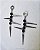 BRINCO BOLINHAS SPIKES HORIZONTAL - AC237 - Imagem 4