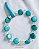 PULSEIRA TURQUESA CRISTAL - AC339 - Imagem 2