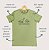 Agora Sou ECO Camiseta 100% Algodão Orgânico - Herbívoros - Verde 1un - Imagem 7
