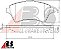 Pastilha de freio Dianteira Freelander - All Brake Systems - Imagem 1