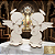 Lembrança de Batizado ou Festas ou Enfeite de Mesa Anjo Rezando em MDF Branco - Imagem 3
