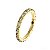 Anel Aparador Strass Banhado a Ouro - Imagem 1