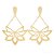 Brinco Flor Splendida Dourado - Imagem 1