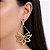 Brinco Flor Splendida Dourado - Imagem 2