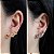 Brinco Ear Cuff Corações - Imagem 2