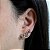 Brinco Ear Cuff Corações - Imagem 13