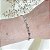 Pulseira Chapinhas Pequenas Ródio - Imagem 2