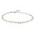 Pulseira Chapinhas Pequenas Ródio - Imagem 5