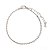 Pulseira Mini Bolinhas Achatadas Ródio - Imagem 3