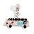 Berloque Charm Pingente Kombi Hippie Ródio - Imagem 4