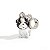 Berloque Charm Pingente Cachorrinho Ródio - Imagem 4