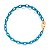 Pulseira Elos Retos Colorida Azul - Imagem 4