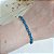 Pulseira Elos Retos Colorida Azul - Imagem 2