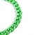 Pulseira Elos Groumett Lixada Metalizada Verde Neon - Imagem 5